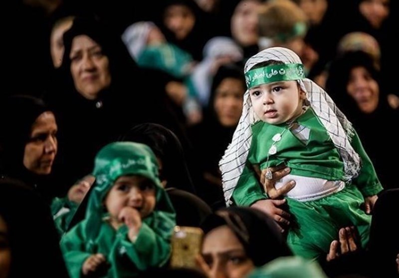 برپایی آیین شیرخوارگان حسینی در نخستین روز ماه محرم در مصلی تهران
