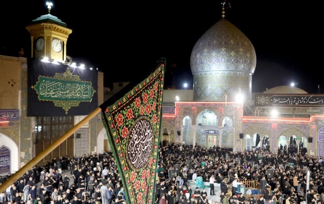 شمیم محرم با برپایی عزاداری شب اول مسلمیه در آستان حضرت عبدالعظیم (ع)پیچید