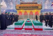 تشییع و وداع باشکوه با آقای شهید ایران در نجف و کربلا
